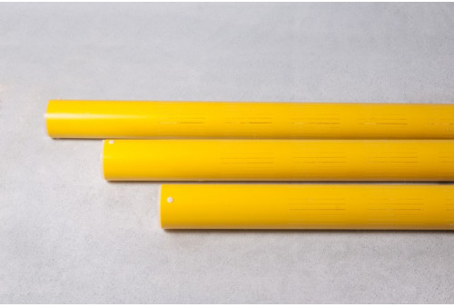 Pvc ground water drainage filters Ø 50 mm 7 meter long 1 meter slotted = 0,3 mm